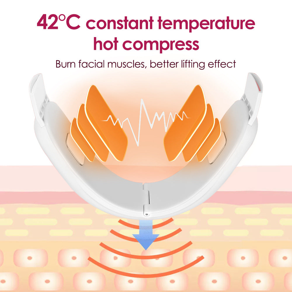 Microcurrent Facial Massager with Heat Therapy