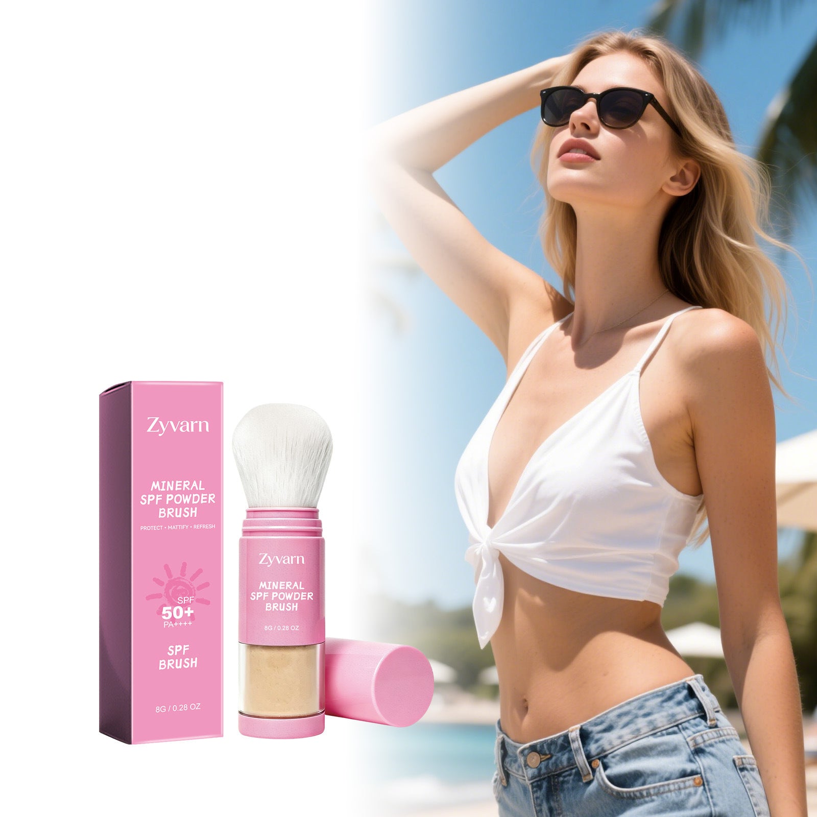 Mineral Protective Powder Brush