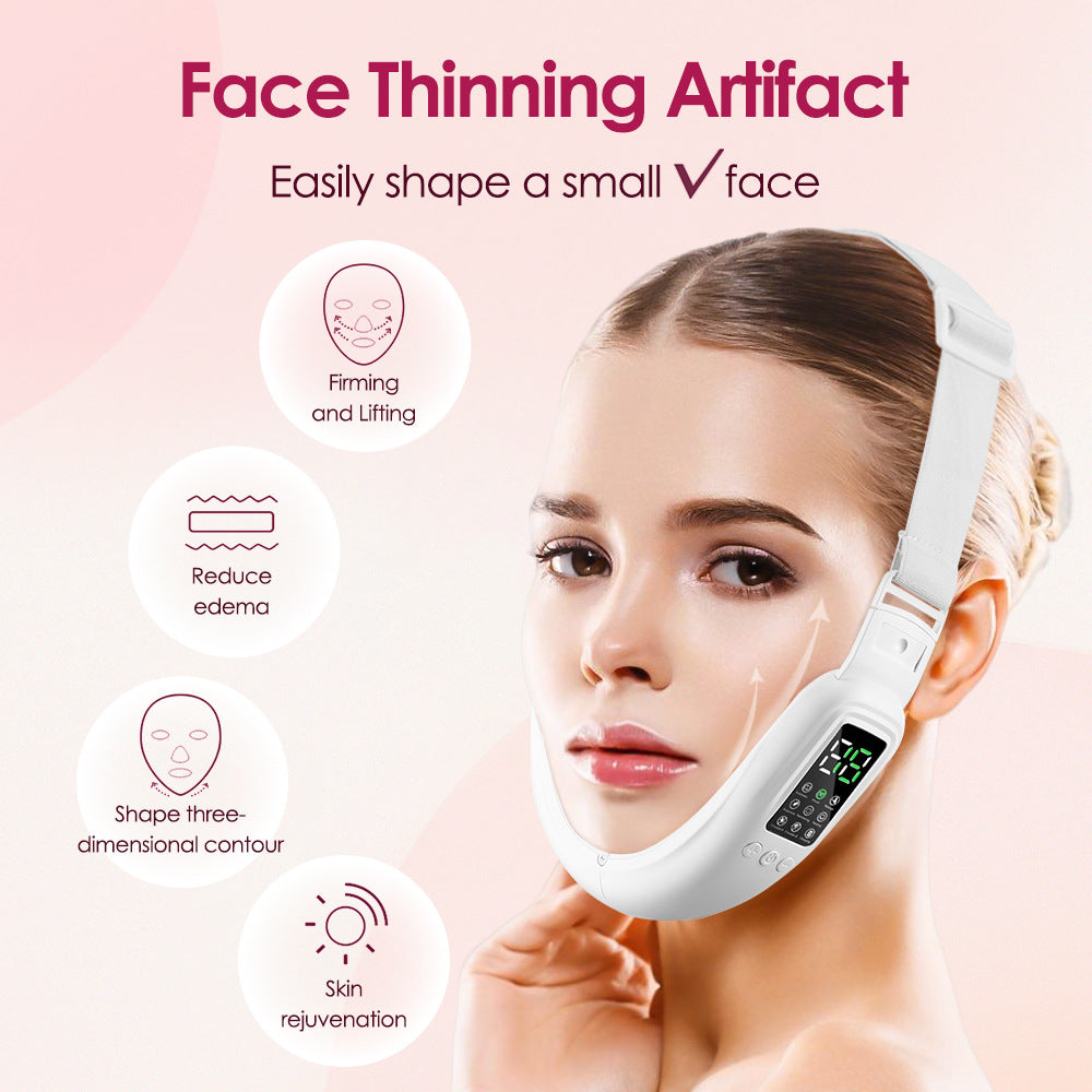 Microcurrent Facial Massager with Heat Therapy