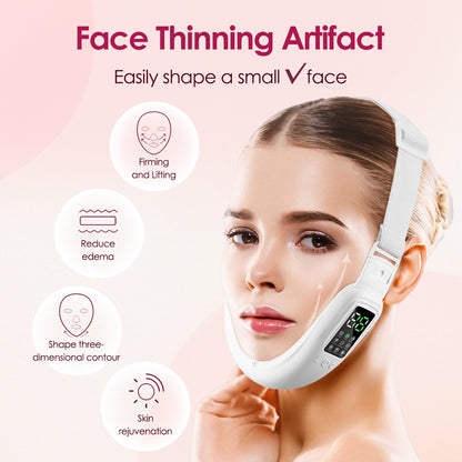 Microcurrent Facial Massager with Heat Therapy