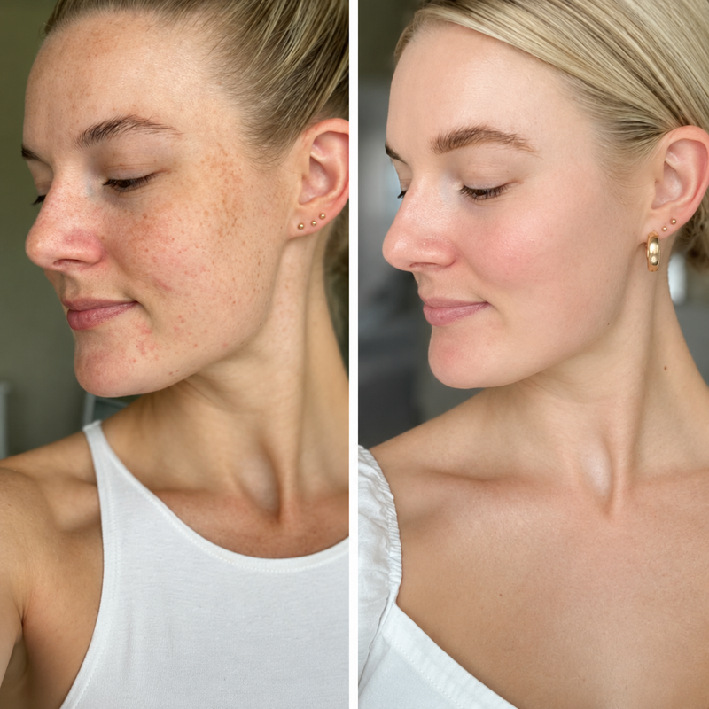 Two hours in the sun. Melasma didn't flare