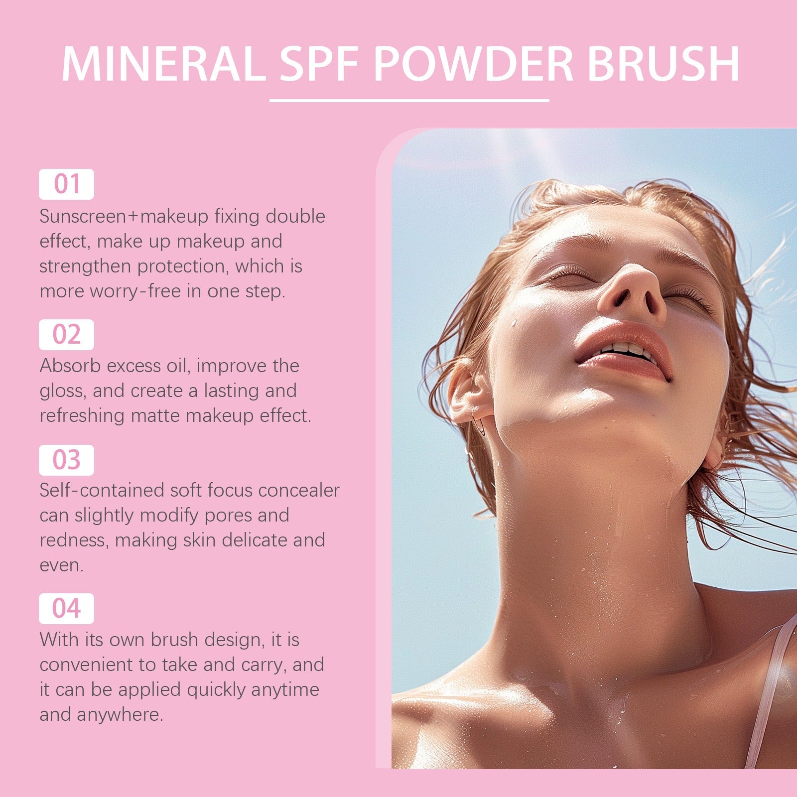 Mineral Protective Powder Brush